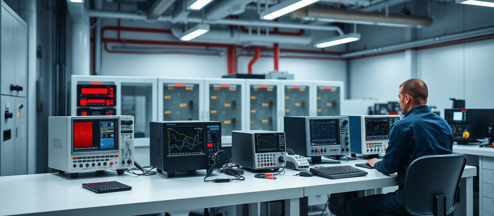 Laboratory Equipment banner background