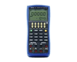 Handheld multifunction process calibrator